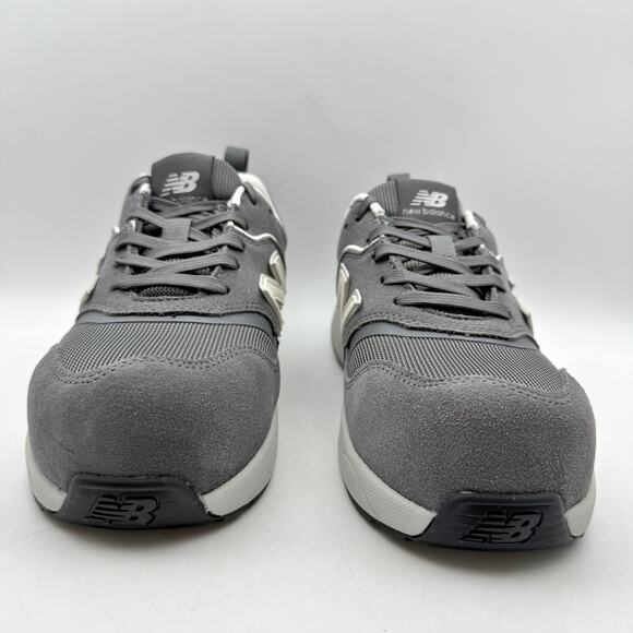 New Balance Men Work Elite Lite Composite Toe Sneakers US 8 Wide Grey Suede EUC main image 7